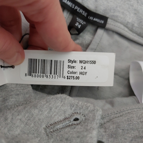 James perse cotton jersey trousers nwt size 24 - Picture 8 of 8